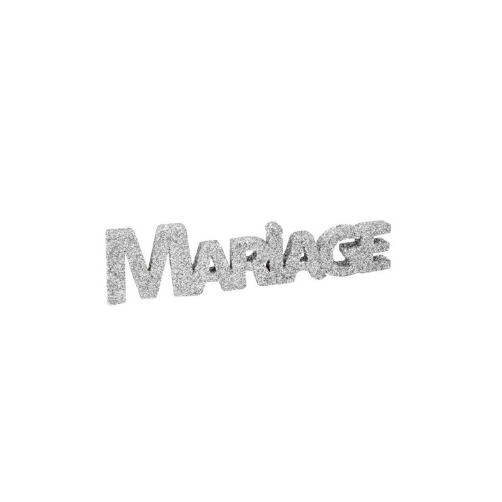 Décoration de table "Mariage" pailletée | Le Géant de la Fête