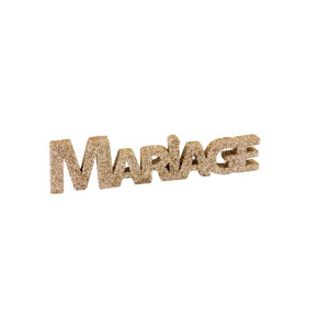 Décoration de table "Mariage" pailletée | Le Géant de la Fête