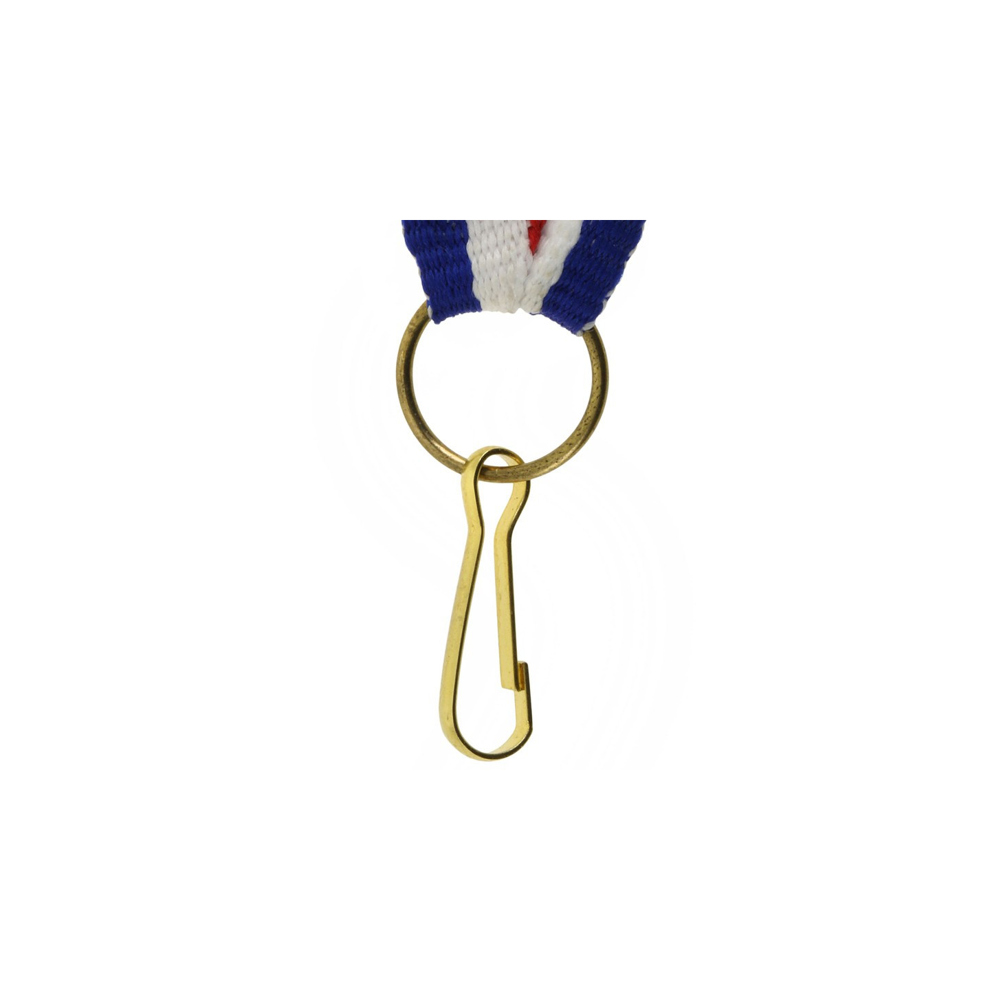 Bamyli Lot De 30 Rubans De Médailles Rouge Blanc Bleu Avec Clips - Accessoires Pour Compétitions Sportives Et Récompenses