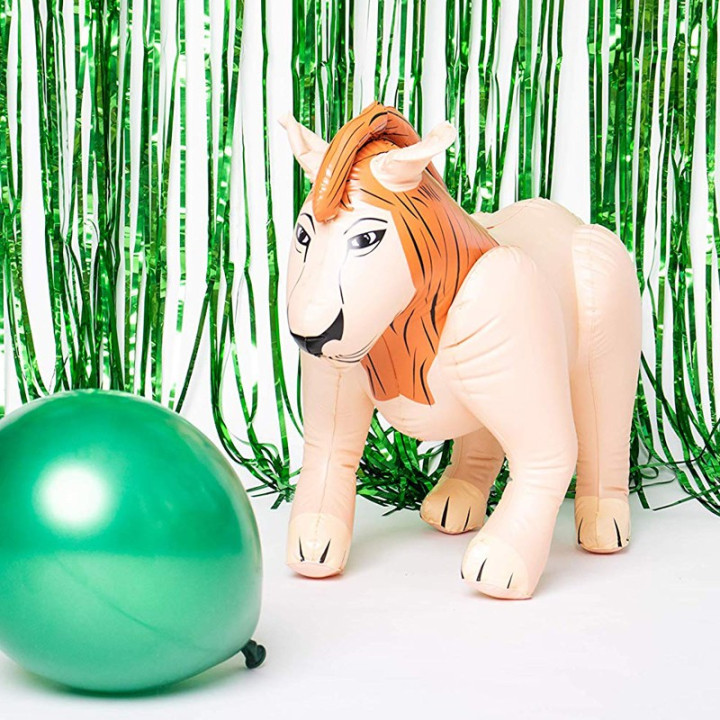 Lion gonflable 48 x 80 cm | Le Géant de la Fête
