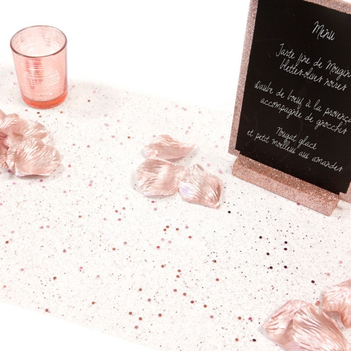 Chemin de table à paillettes - 28 cm x 5 m | Le Géant de la Fête
