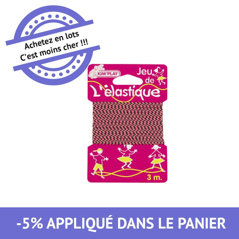 Élastique à Sauter Pour Enfants - Gomme élastique Jeu De Saut + Sac Coton - Jouet Sportif Coordination