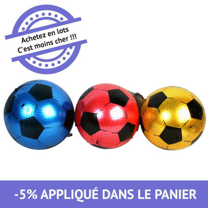 Ballon De Foot Gonflable Pour Enfants | Lettres Imprimées | Jouet Résistant Pour Intérieur Et Extérieur
