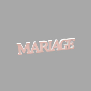 Décoration de table "Mariage" - Couleur métallique | Le Géant de la Fête