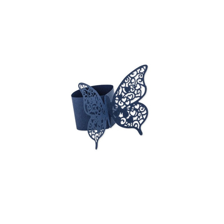 Ronds de serviettes - Papillons dentelle - lot de 20 | Le Géant de la Fête
