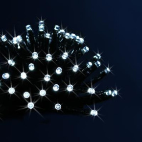 Guirlande lumineuse à piles - 14 m - Blanc froid | Le Géant de la Fête