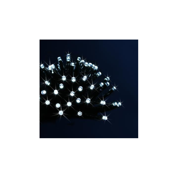 Guirlande lumineuse Extérieur à piles - 14 m - Blanc froid | Le Géant de la Fête