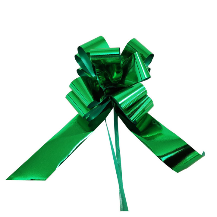 Noeud à tirer Ø 18 cm métallisé (boîte de 20) | Le Géant de la Fête