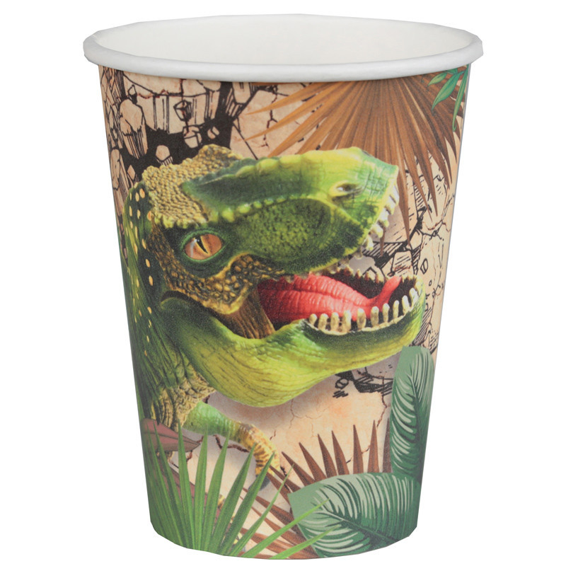 Gobelet à Paillettes Die Spiegelburg - Thème Dino Friends, Plastique Robuste, Lavage Main