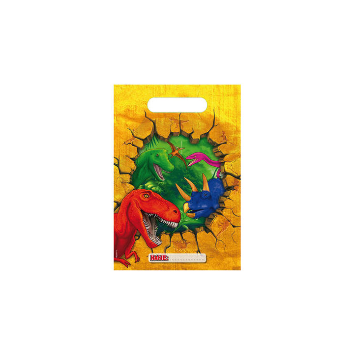 Sacs - Dinosaure - lot de 6 | Le Géant de la Fête