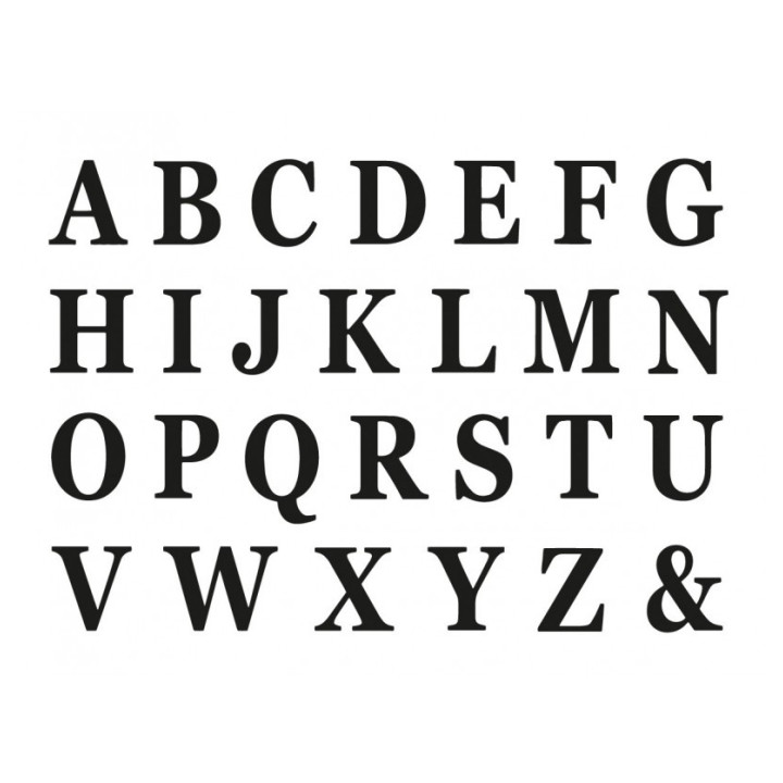 Lettres adhésives - 48 pièces | Le Géant de la Fête
