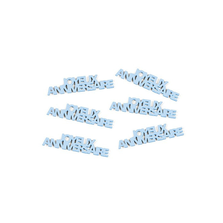 Confettis de table "Joyeux anniversaire" - lot de 6 | Le Géant de la Fête