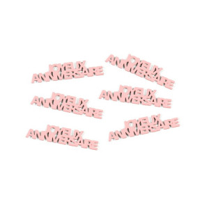 Confettis de table "Joyeux anniversaire" - lot de 6 | Le Géant de la Fête