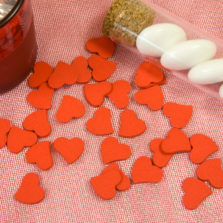 Confettis de table - Coeurs - lot de 30 | Le Géant de la Fête