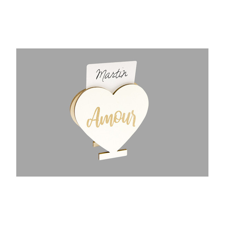 Marque place "Amour" - Coeur | Le Géant de la Fête