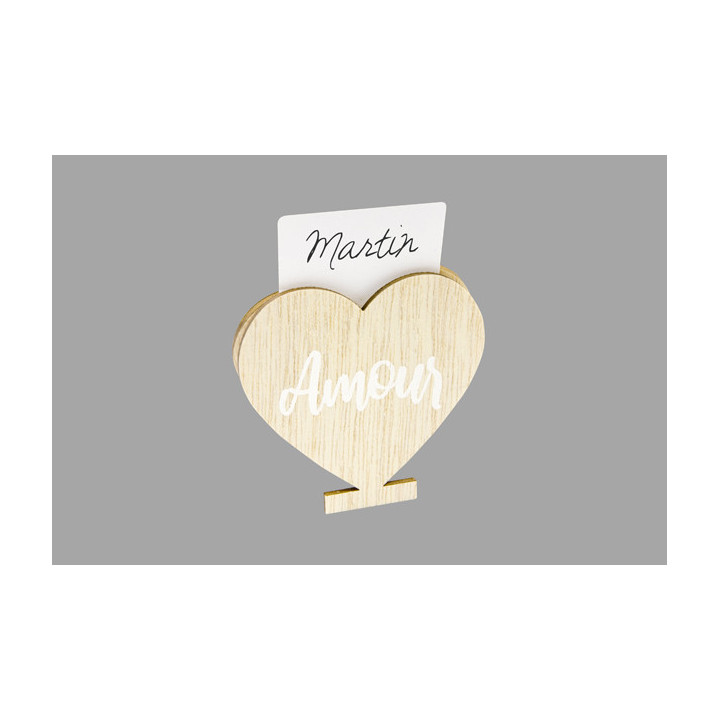 Marque place "Amour" - Coeur | Le Géant de la Fête
