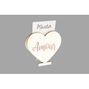 Marque place "Amour" - Coeur | Le Géant de la Fête