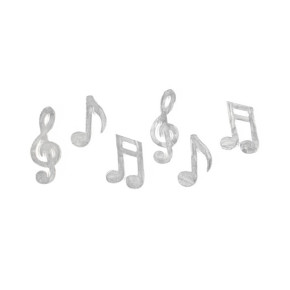 Confettis de table bois - Notes de musique - lot de 24 | Le Géant de la Fête