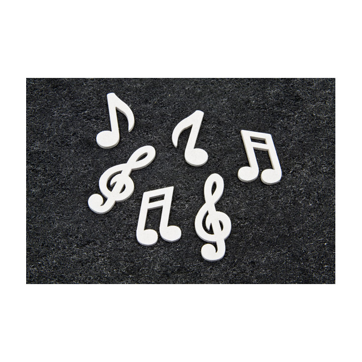 Confettis de table bois - Notes de musique - lot de 24 | Le Géant de la Fête