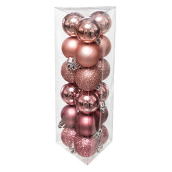 Lot De 3 Boules De Noël Dorées XXL 20 Cm - Plastique, Avec Crochet - Décoration Arbre Ou Intérieur