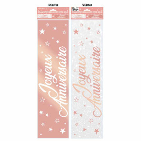 Bannière "Joyeux anniversaire" - lot de 2 | Le Géant de la Fête