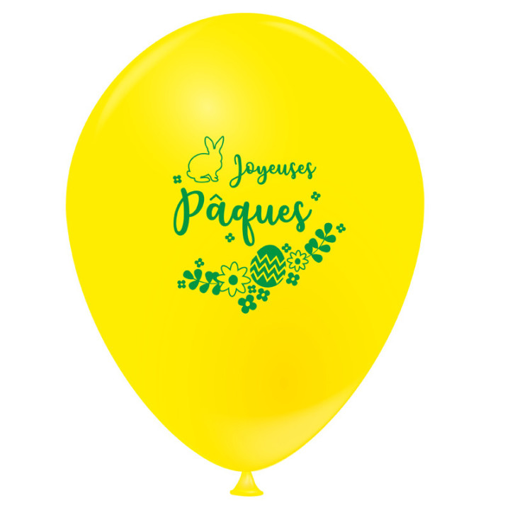 Ballons de baudruche - Pâques - lot de 10 | Le Géant de la Fête