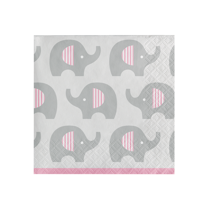 Serviette "Éléphant" 25 cm (lot de 16) | Le Géant de la Fête
