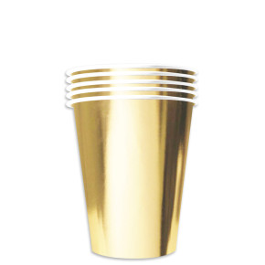 Gobelets - Paper Cup - lot de 20 - Métallique | Le Géant de la Fête