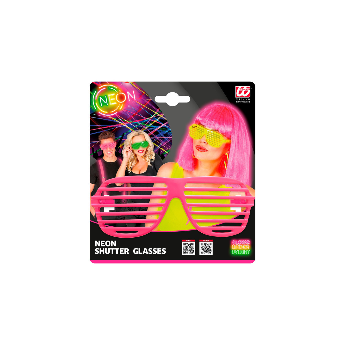 12 Pièces Lunettes LED Neon – Lunettes Fluorescentes Lumineuses Pour Soirée, Festival, Anniversaire, Carnaval – Cadeau Parfait Fête (6 Formes Fun)