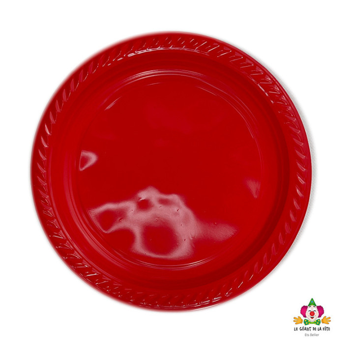 Assiettes à dessert réutilisables - 17 cm - lot de 20 | Le Géant de la Fête