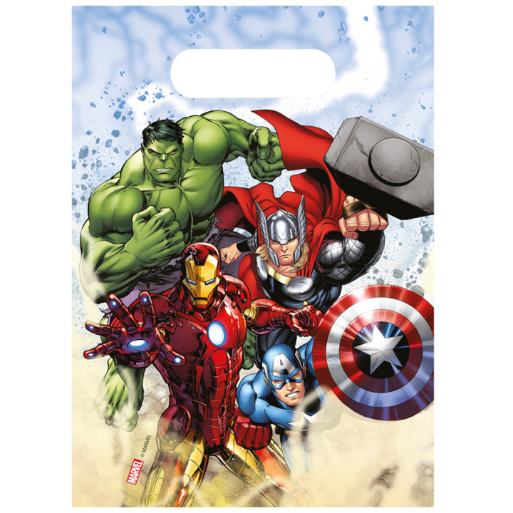Sacs cadeaux - Avengers Infinity Stones - lot de 6 | Le Géant de la Fête