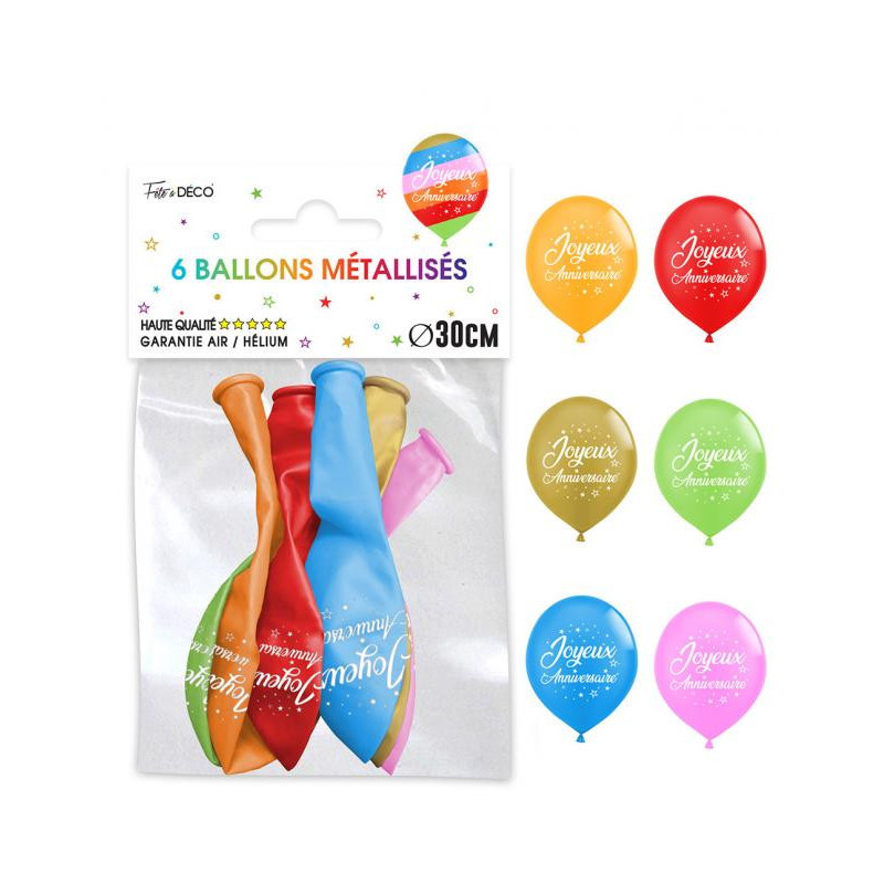 Kit Décoration Anniversaire Enfant 32 Pièces - Ballons étoiles, Banderole, Décor Gâteau - Pour Fête Garçon/fille