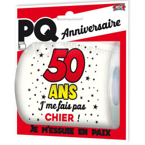 Papier toilette d'anniversaire - 50 ans | Le Géant de la Fête
