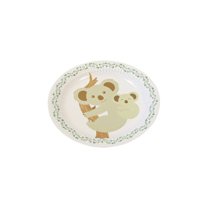 Assiettes à dessert - Koala - lot de 6 | Le Géant de la Fête