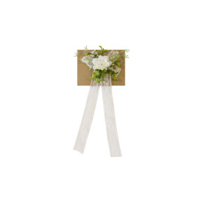 Fleurs avec lien en dentelle - 10 cm | Le Géant de la Fête
