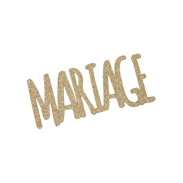 Décorations de table "Mariage" - lot de 2 - Métal | Le Géant de la Fête