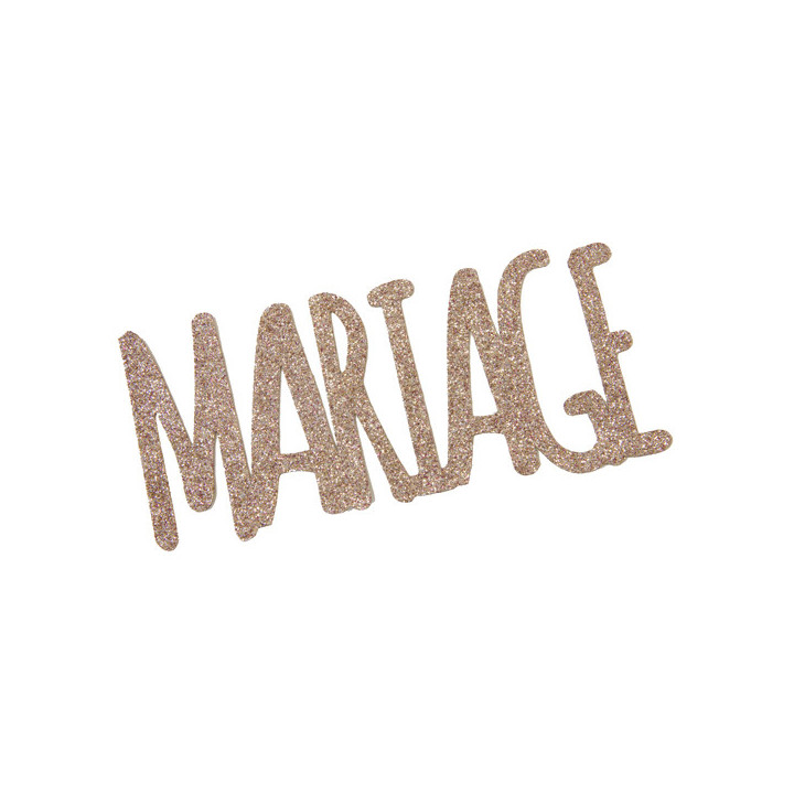 Décorations de table "Mariage" - lot de 2 - Métal | Le Géant de la Fête