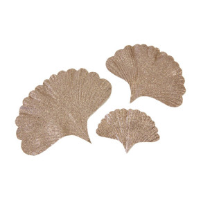 Décorations de table - Ginkgo - lot de 3 - Métal | Le Géant de la Fête