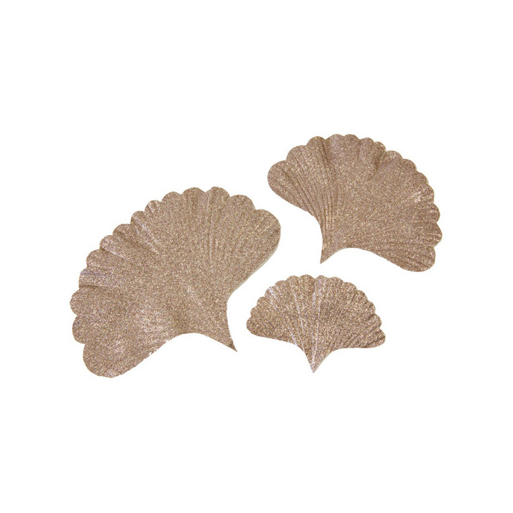Décorations de table - Ginkgo - lot de 3 - Métal | Le Géant de la Fête