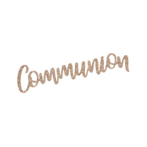 Décoration de table "Communion" en tissu - lot de 2 | Le Géant de la Fête