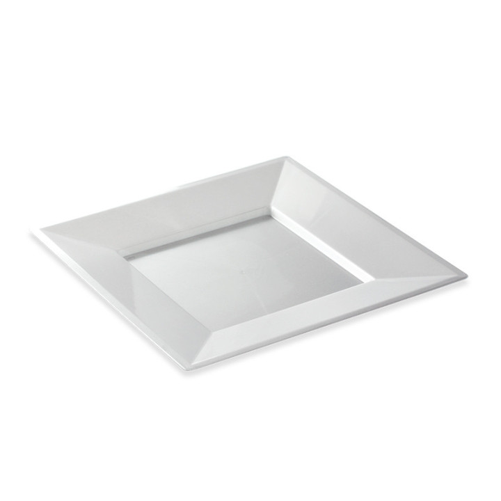 Assiettes carrées - Haute Qualité - lot de 12 | Le Géant de la Fête
