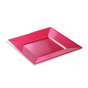 Assiettes carrées - Haute Qualité - lot de 12 | Le Géant de la Fête