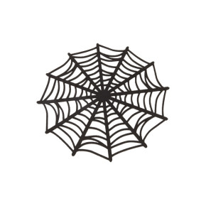 Toiles d'araignée en feutrine - lot de 2 - Noir | Le Géant de la Fête