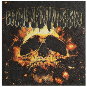 Serviettes - Skull - lot de 10 | Le Géant de la Fête