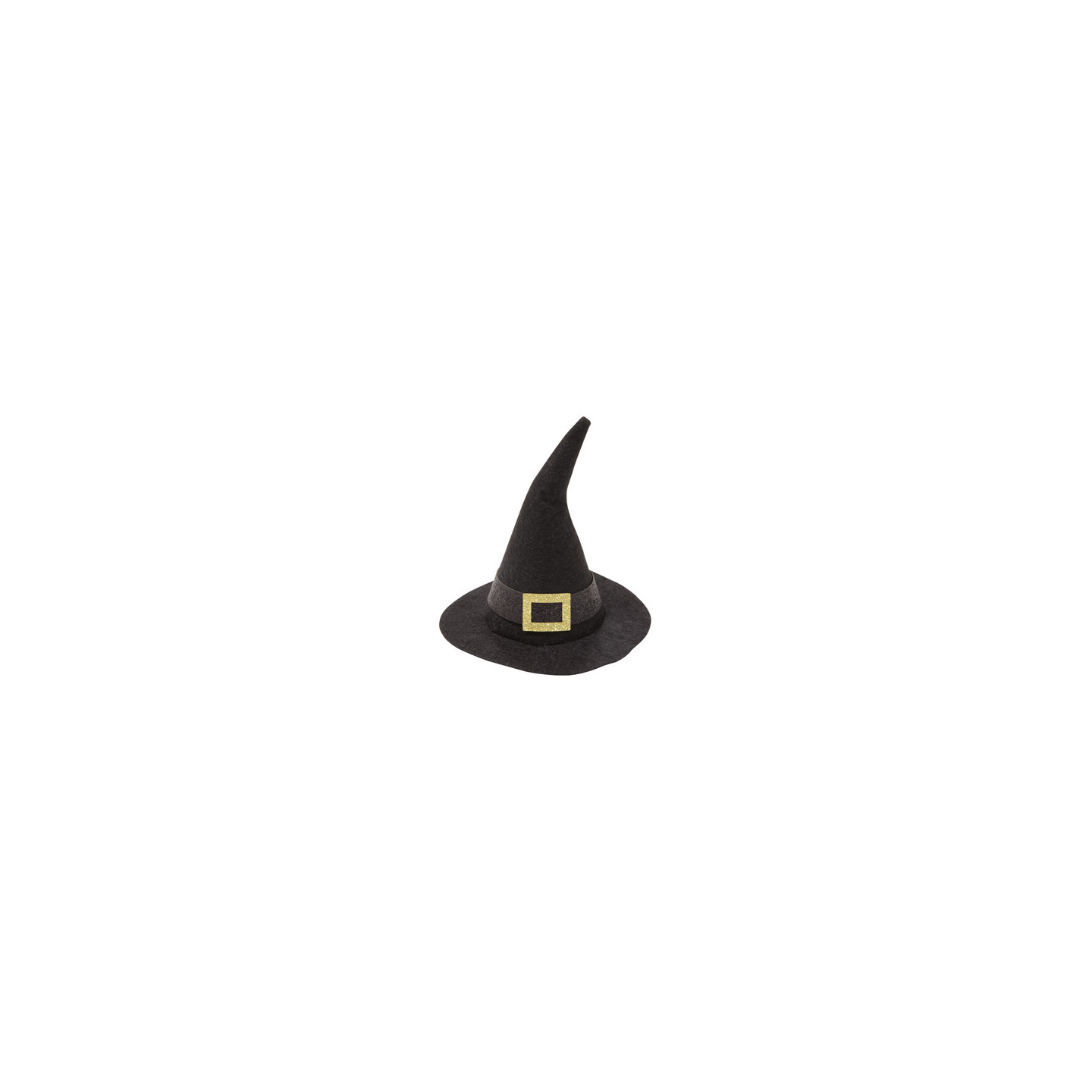 Mini Chapeau De Sorcière Widmann - Avec Plumes Et Voilette Noire - Accessoire Déguisement Halloween, Carnaval, Fête à Thème - 3
