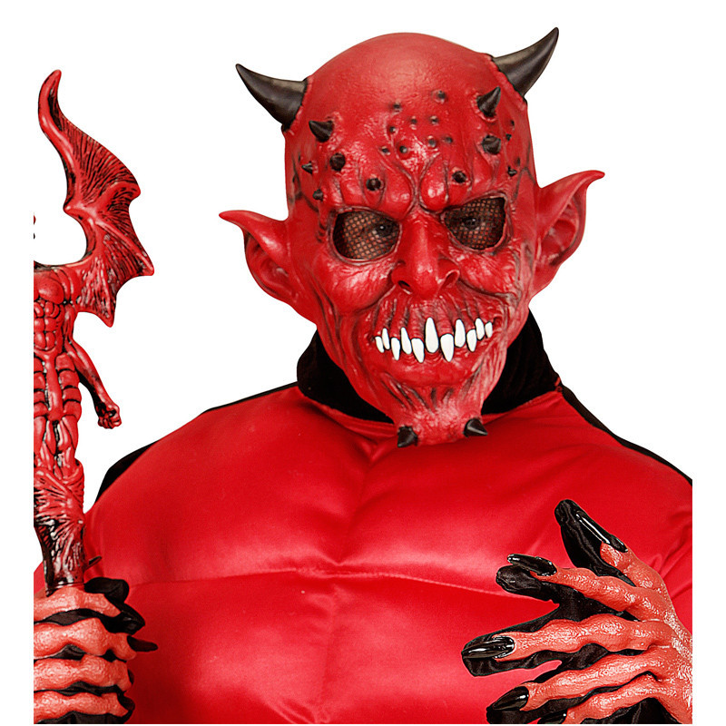 Masque fantaisie en latex avec tête de chat pour Halloween, fête costumée, noir (blanc