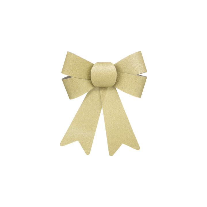Petits nœuds pailletés - lot de 2 - Doré | Le Géant de la Fête