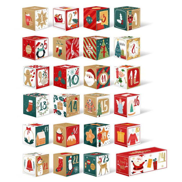 Calendrier de l'avent en boîtes | Le Géant de la Fête