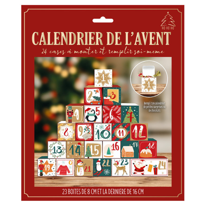 Calendrier de l'avent en boîtes | Le Géant de la Fête