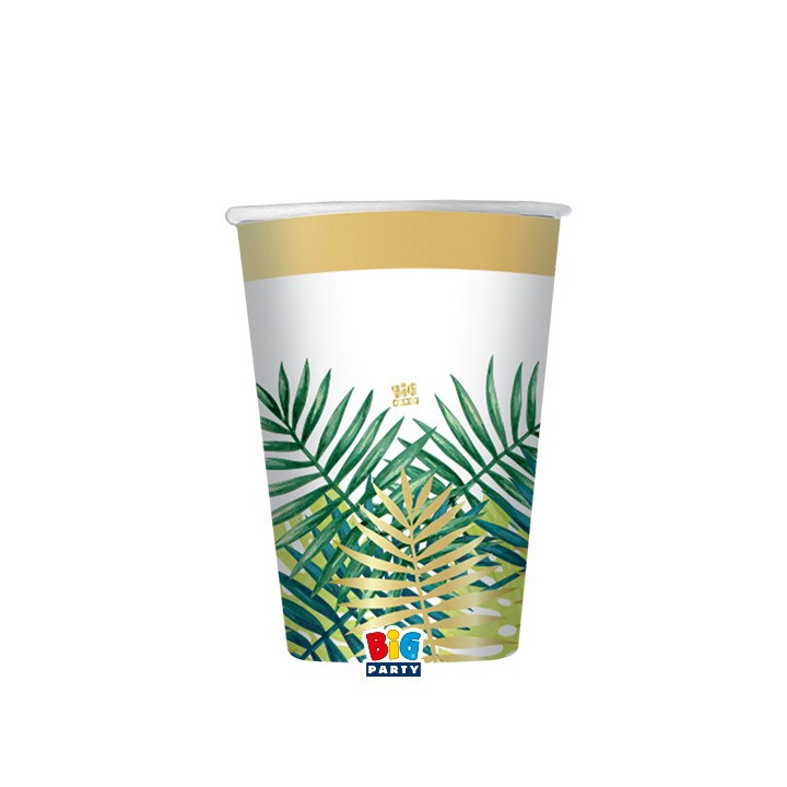 Gobelets - Tropical - lot de 8 | Le Géant de la Fête